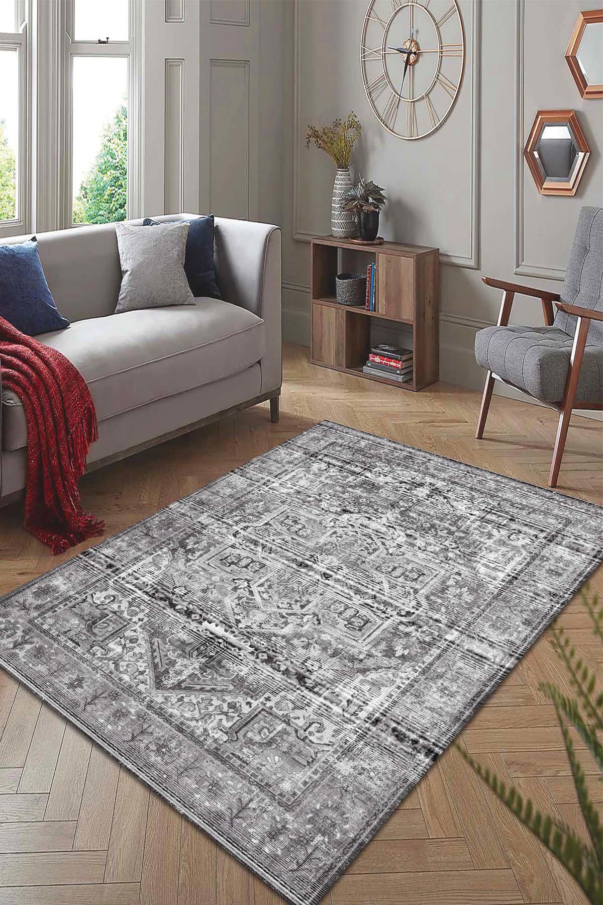 Latte Dizayn Molly Krem 0.8 mm Pamuk Yıkanabilir Kalın Kaymaz Pamuk Taban Dikdörtgen Makine Dokuma Salon Halısı 100x300 cm