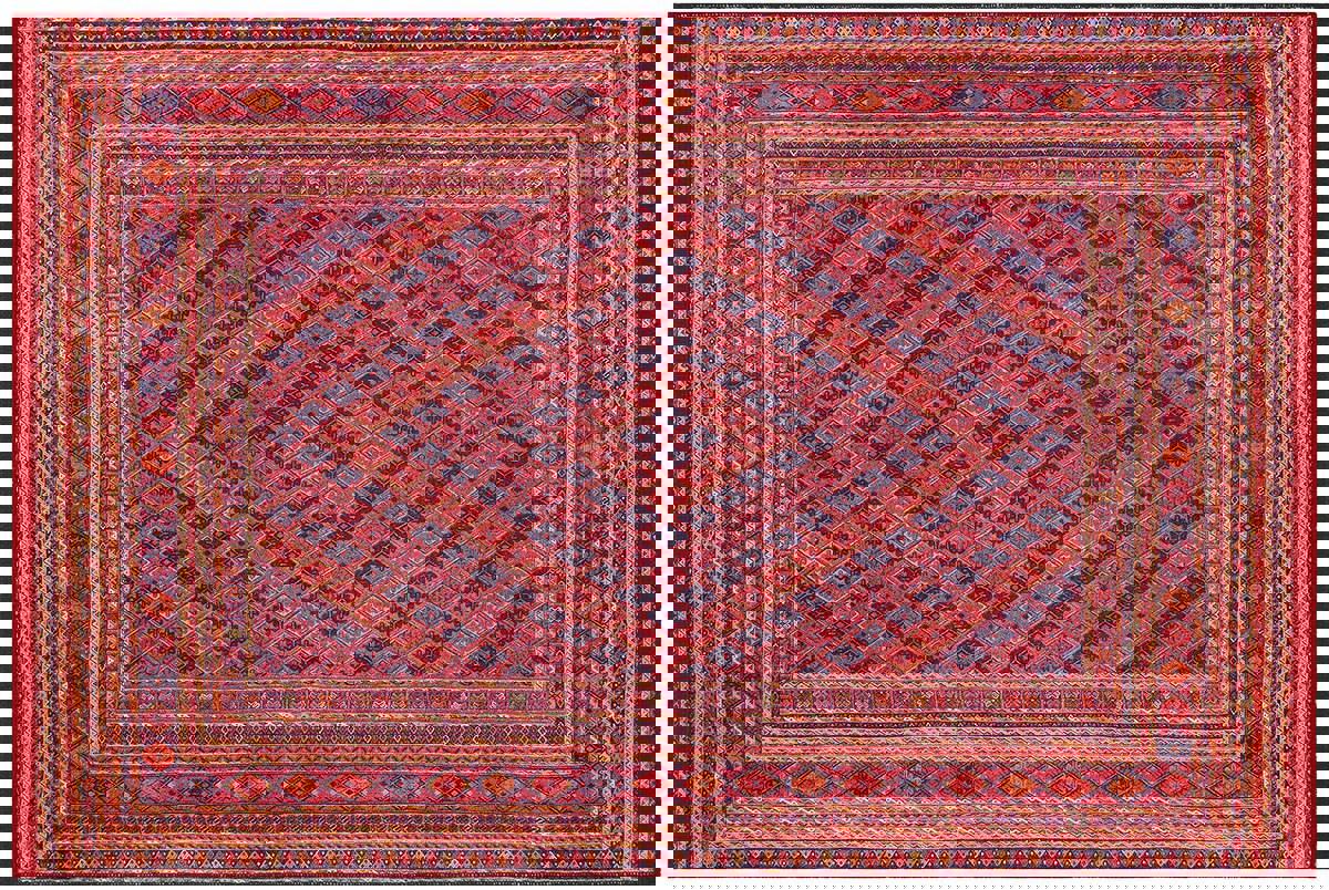All Mode Çok Renkli 0.8 mm Pamuk Yalıtıma Yardımcı Yıkanabilir İnce Kaymaz Dikdörtgen Makine Dokuma Antre-Salon-Yatak Odası Halısı 160x230 cm