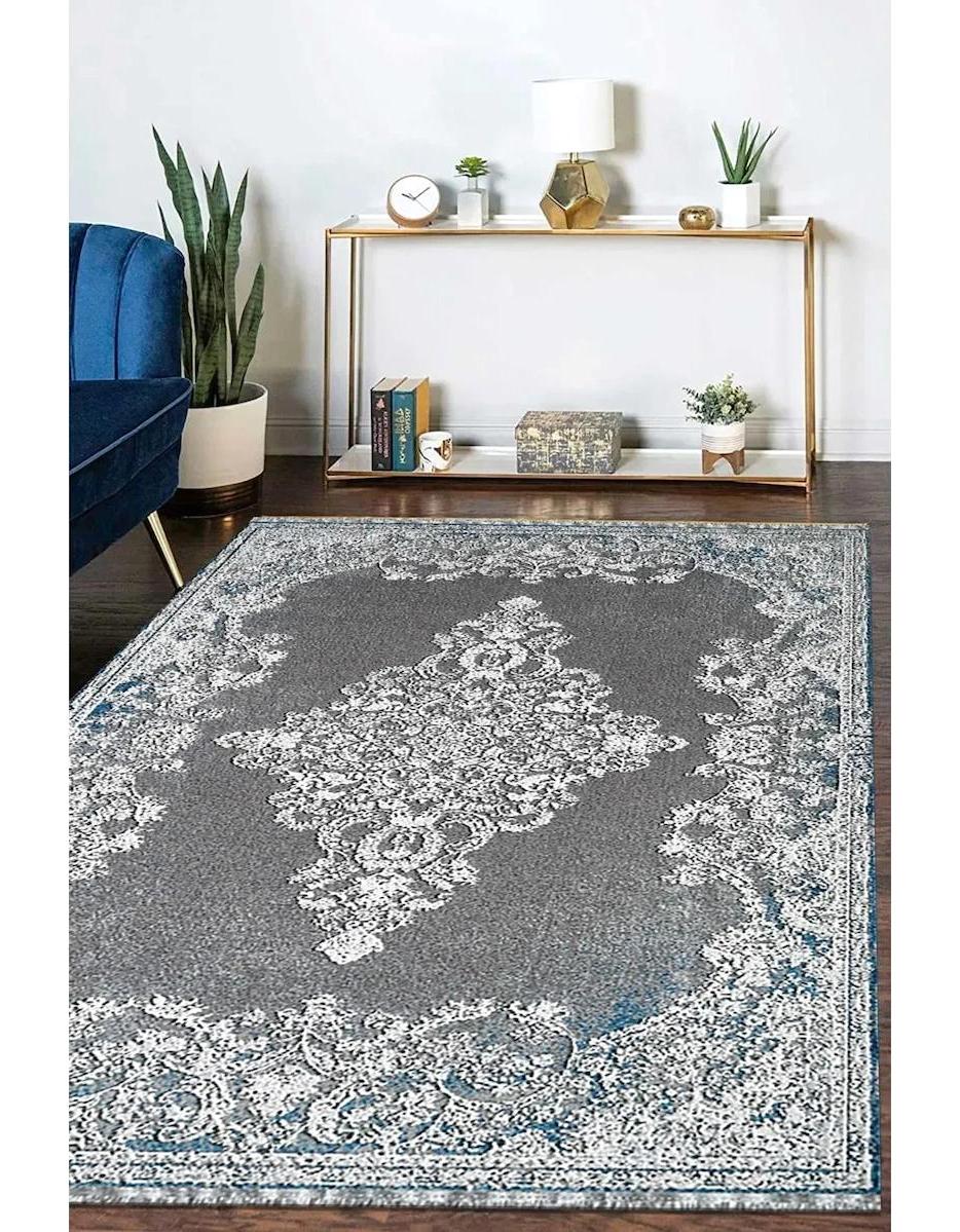 Atlas Halı Aster AQ03A Krem 0.6 mm Akrilik Yıkanabilir İnce Kaymaz Jüt Taban Dikdörtgen Makine Dokuma Salon Halısı 133x190 cm