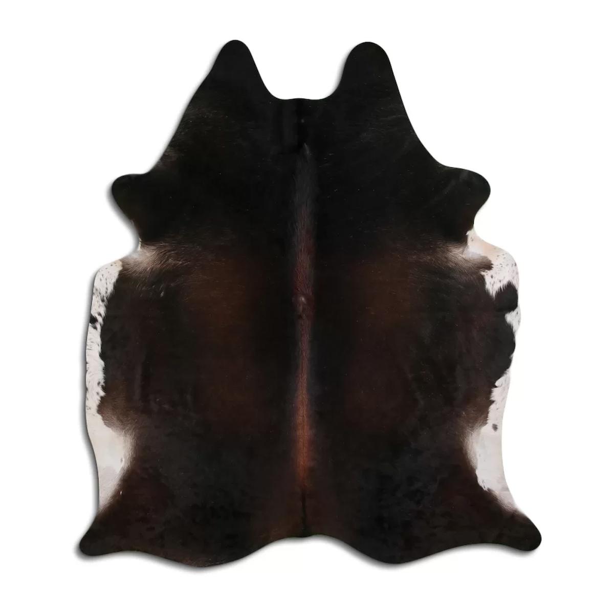 Fiesta Leather Art 101935 Krem 51 mm Deri Toz Tutmaz Yıkanabilir İnce Kaymaz Deri Taban Oval Makine Dokuma Salon Halısı 140x250 cm