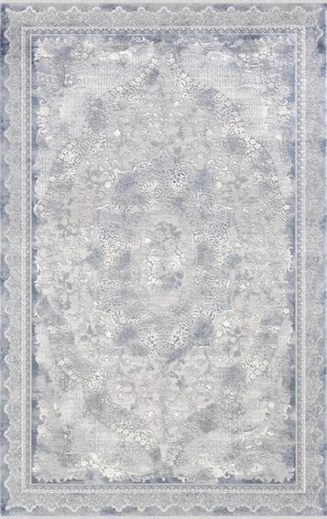 Merinos Tresor 19932 Krem 10 mm Akrilik Yumuşak Yıkanabilir Kalın Kaymaz Dikdörtgen Makine Dokuma Salon Halısı 100x150 cm