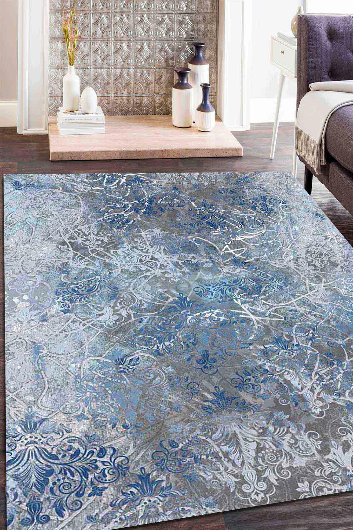 Latte Dizayn Owen Krem 0.5 mm Pamuk Antibakteriyel Yıkanabilir İnce Kaymaz Pamuk Taban Dikdörtgen Makine Dokuma Salon Halısı 80x300 cm