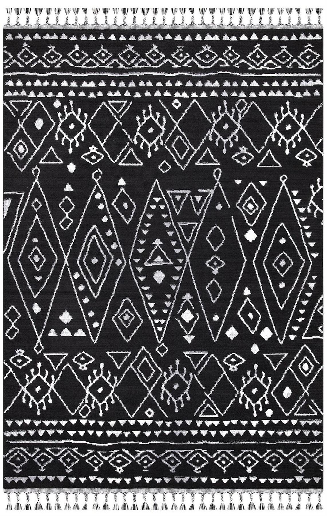 İpek Mekik Halı Morah 16700 Krem 11 mm Polyester Yıkanabilir Orta Kaymaz Pamuk Taban Dikdörtgen Makine Dokuma Antre-Çocuk Odası-Salon-Yatak Odası Halısı 100x150 cm