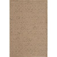 Hoom Rugs Beirut 9103 Bej-Gri 11 mm Polyester Antialerjenik Orta Kaymaz Jüt Taban Dikdörtgen Makine Dokuma Salon Halısı 140x140 cm