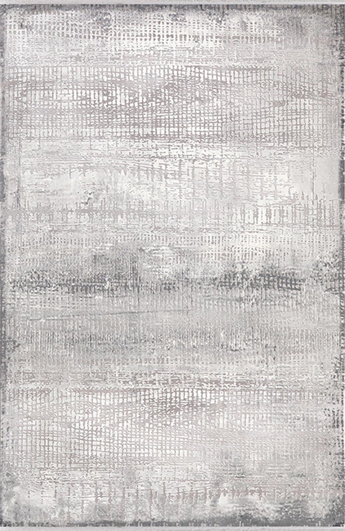 Efsane Halı Dakota 31860 Gri 8 mm Akrilik Silinebilir Yıkanabilir Orta Kaymaz Dikdörtgen Makine Dokuma Salon Halısı 120x180 cm
