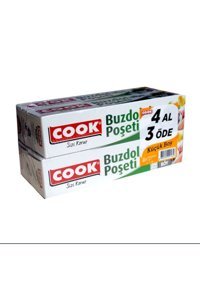 Cook Küçük 20x30 Buz Dolabı Poşeti 4x30 Adet