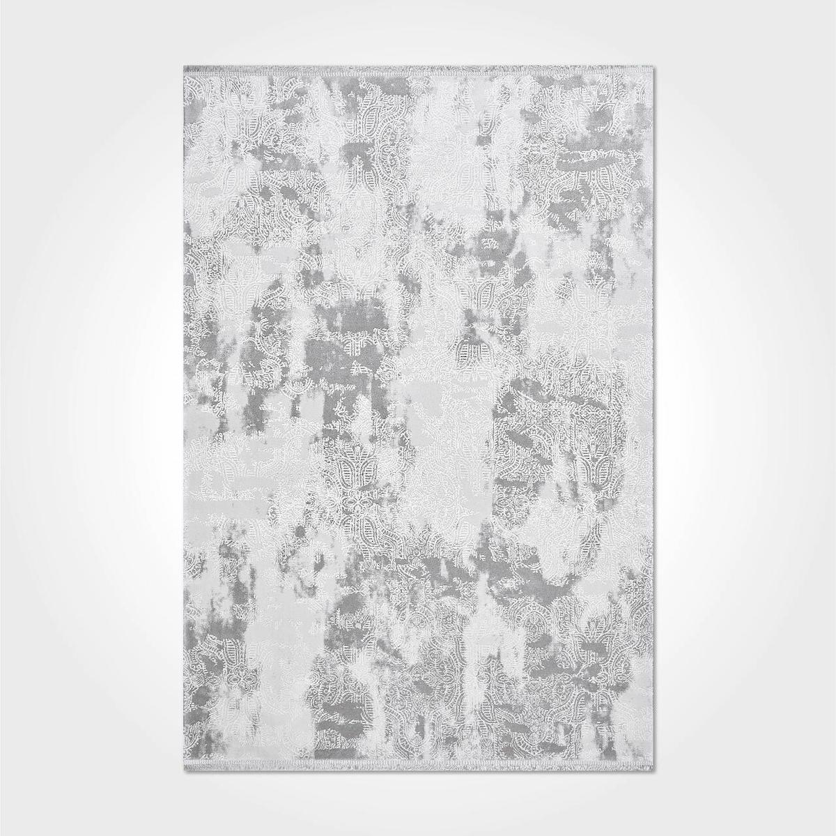 Crea Halı Galaxy 13621K Krem 11 mm Akrilik-Bambu Toz Tutmaz Yıkanabilir Orta Dikdörtgen Makine Dokuma Salon Halısı 160x230 cm