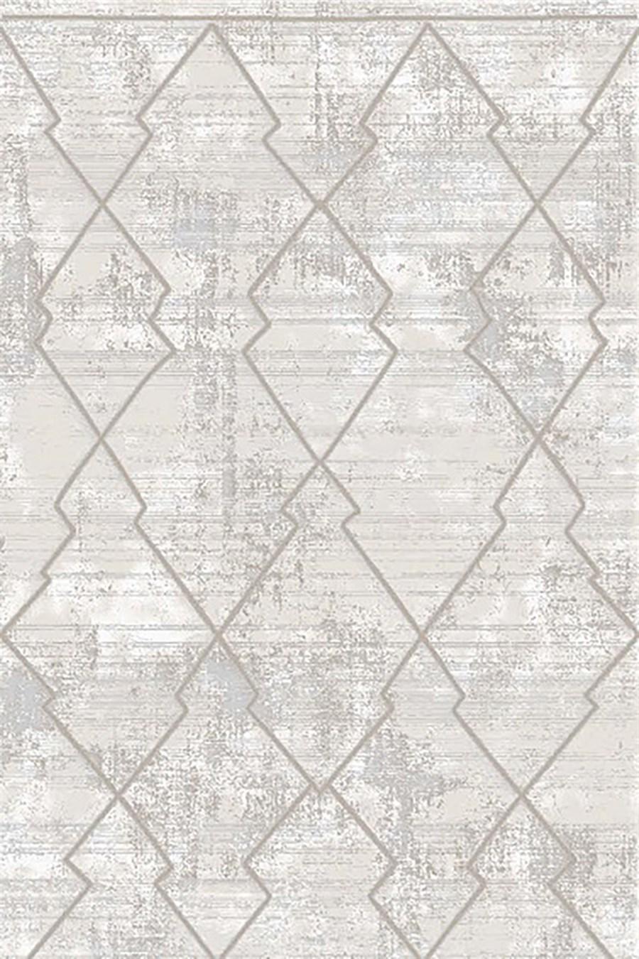 Kreasyon Halı Versay 1358 Bej 8 mm Akrilik Yıkanabilir İnce Kaymaz Pamuk Taban Dikdörtgen Makine Dokuma Salon-Yatak Odası Halısı 120x160 cm