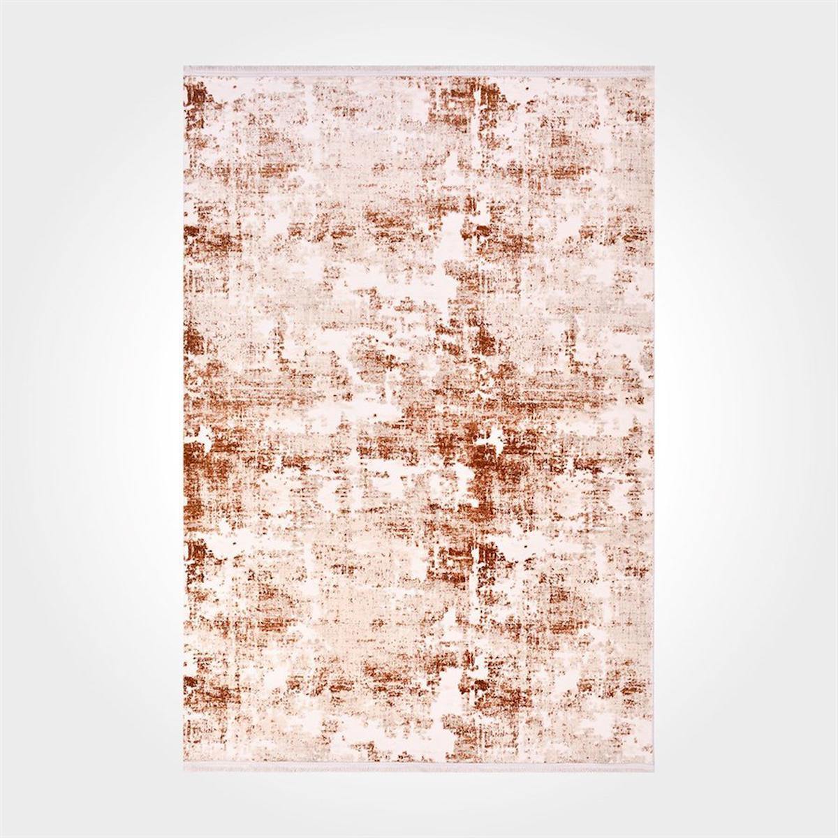 Crea Halı Royal 14706K Çok Renkli 11 mm Akrilik Toz Tutmaz Yıkanabilir Orta Pamuk Taban Dikdörtgen Makine Dokuma Salon Halısı 140x200 cm