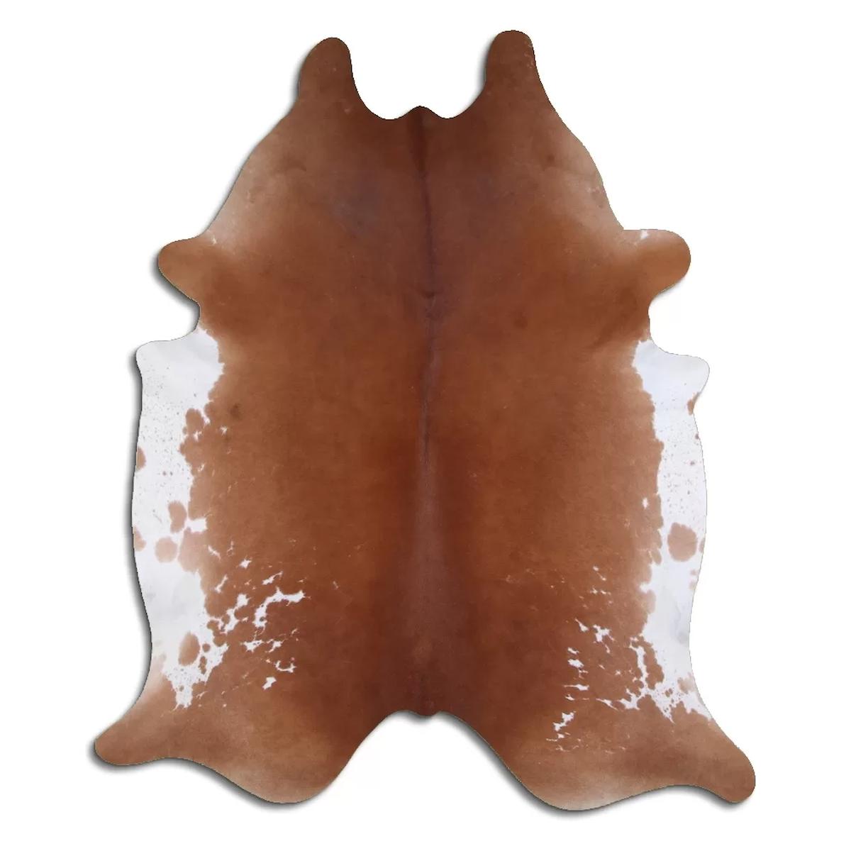 Fiesta Leather Art 64675 Krem 51 mm Deri Toz Tutmaz Yıkanabilir İnce Kaymaz Deri Taban Oval Makine Dokuma Salon Halısı 100x225 cm