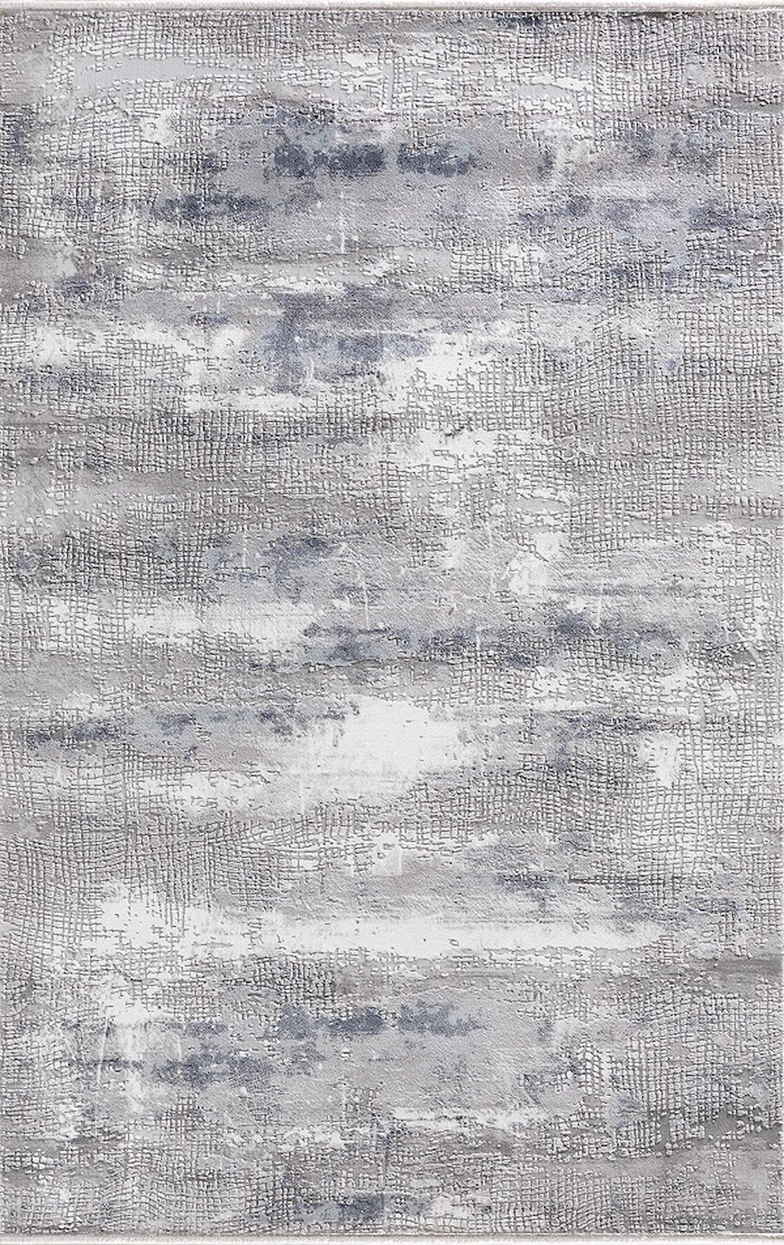 Merinos Therapy 19127 Çok Renkli 12 mm Viskon Yumuşak Yıkanabilir Kalın Kaymaz Dot Taban Dikdörtgen Makine Dokuma Salon Halısı 80x150 cm