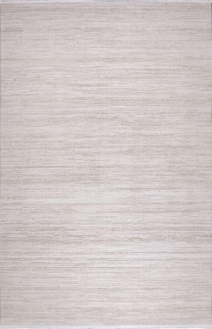 Kreasyon Halı Elkenz 7555 Bej 12 mm Akrilik Yalıtıma Yardımcı Yıkanabilir İnce Kaymaz Pamuk Taban Dikdörtgen Makine Dokuma Salon Halısı 100x150 cm