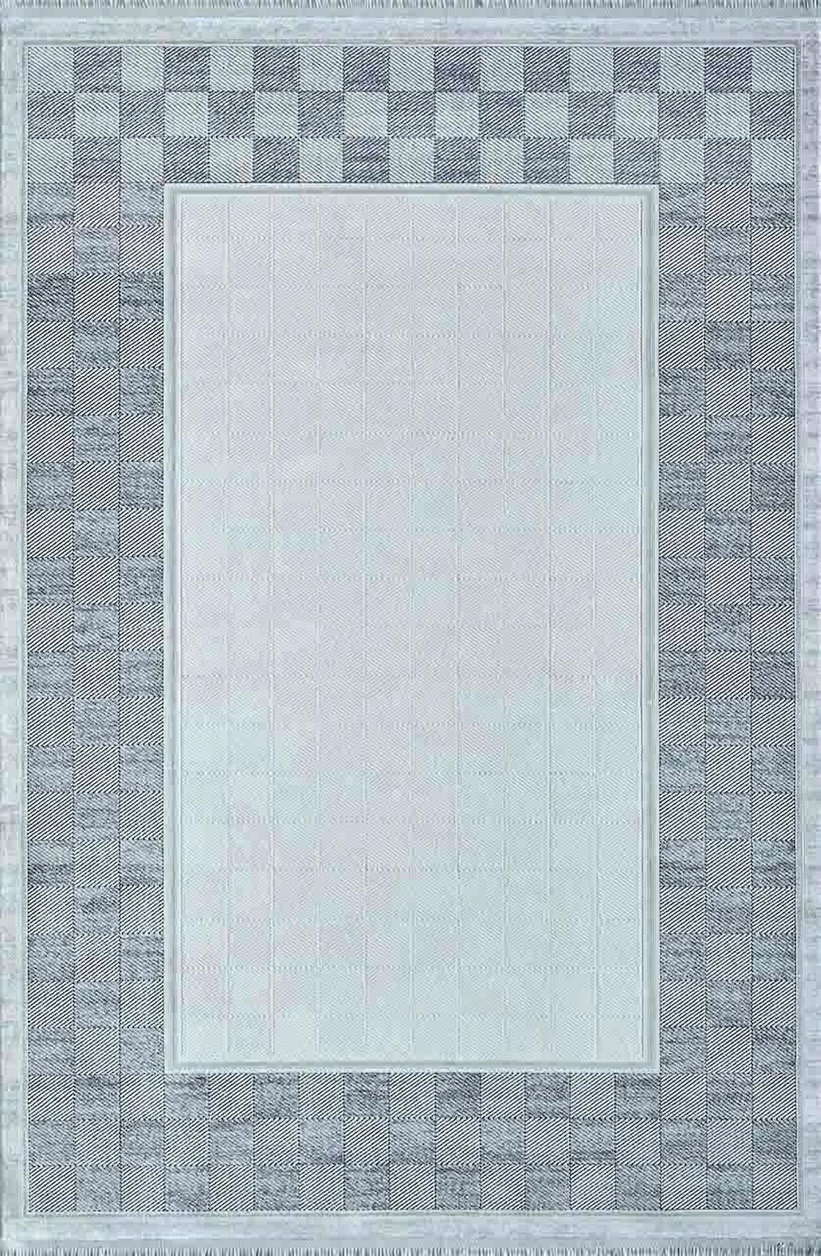 Artemis Halı Mina 09106D Çok Renkli Akrilik Yıkanabilir İnce Kaymaz Jüt Taban Dikdörtgen Makine Dokuma Salon Halısı 80x200 cm