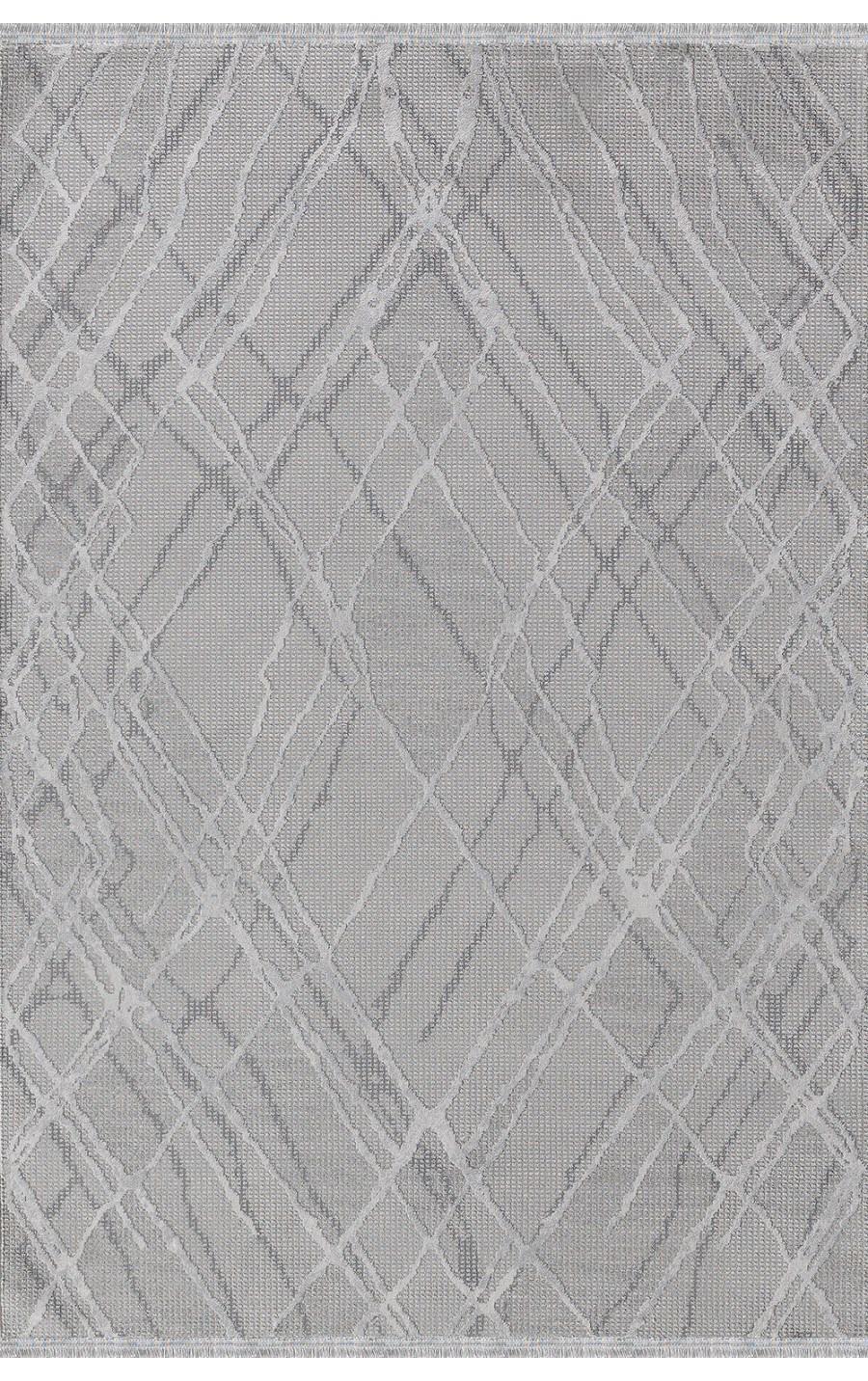 Padişah Zeta Krem 10 mm Polyester Toz Tutmaz Yıkanabilir İnce Kaymaz Dikdörtgen Makine Dokuma Salon Halısı 140x200 cm