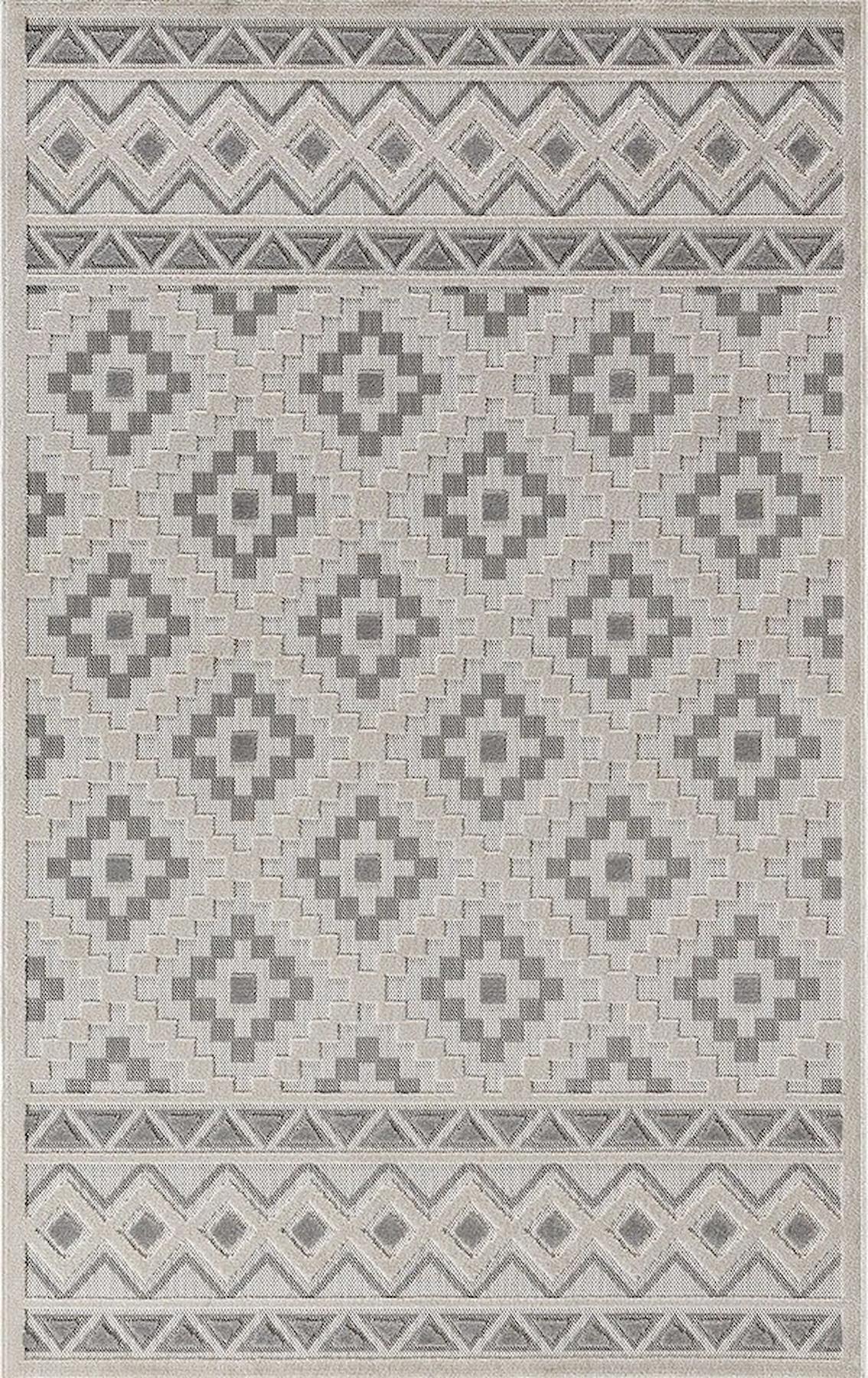Merinos Launge 54097 Krem 7 mm Polyester Yıkanabilir İnce Dikdörtgen Makine Dokuma Salon Halısı 100x300 cm