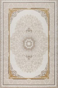 Sanat Halı Mira 3585 Çok Renkli 7 mm Pamuk Antibakteriyel Yıkanabilir Kalın Kaymaz Lateks Taban Dikdörtgen Makine Dokuma Salon Halısı 180x250 cm