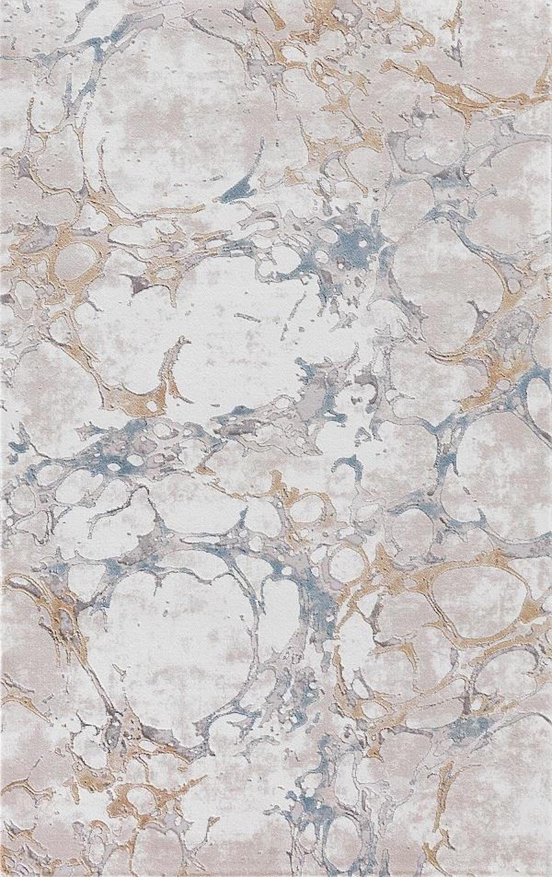 Merinos Urla UL027 Gri 12 mm Akrilik Yıkanabilir Kalın Kaymaz Dikdörtgen Makine Dokuma Salon Halısı 100x500 cm