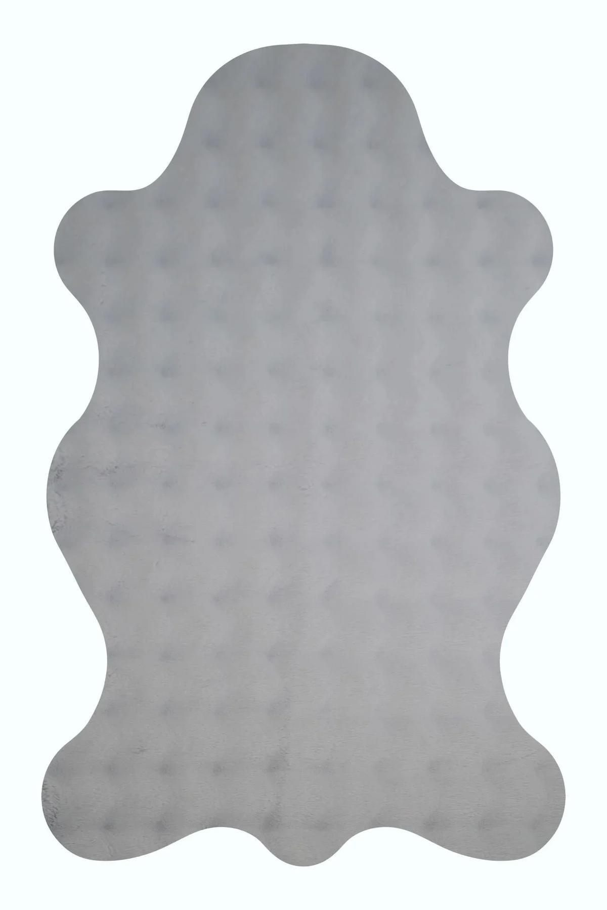 Prizma Home Bubble Çok Renkli 2 mm Polyester Yumuşak Yıkanabilir İnce Kaymaz Lateks Taban Dikdörtgen Makine Dokuma Salon Halısı 80x150 cm