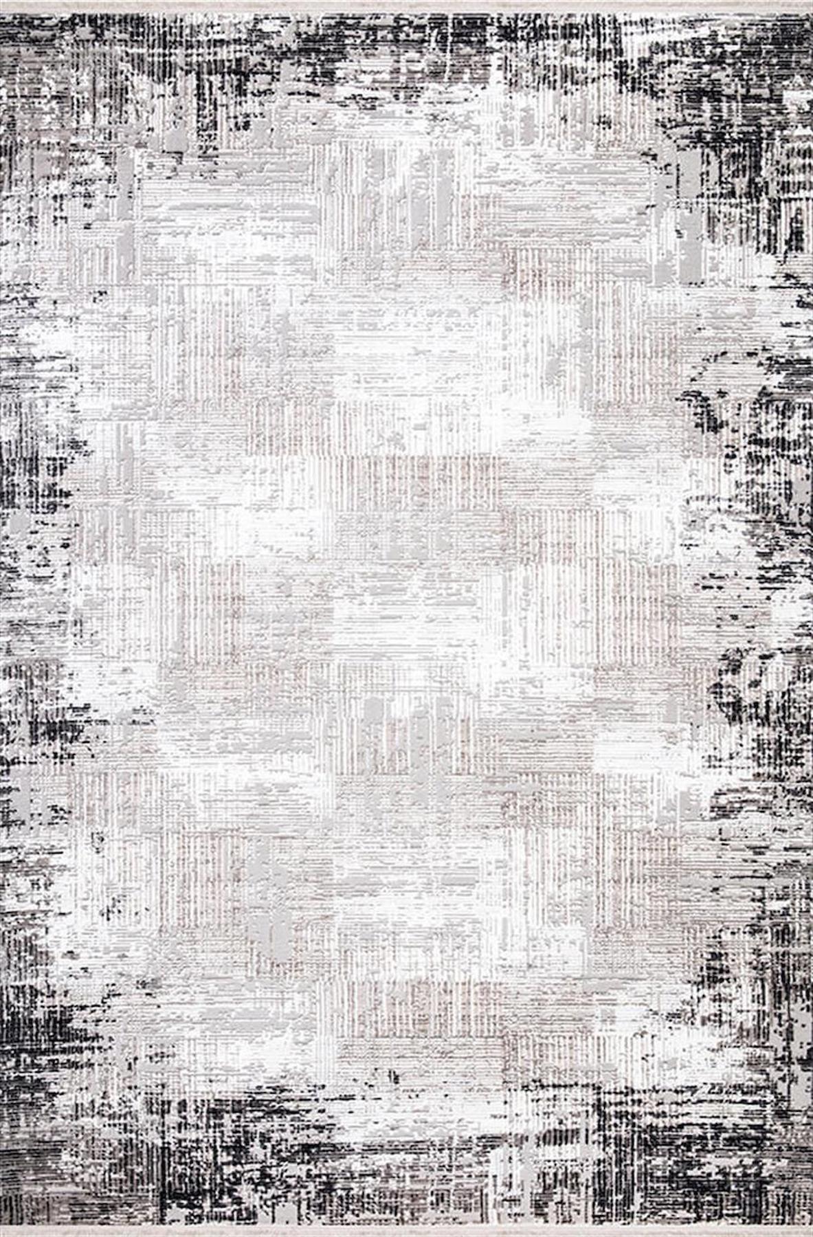 İpek Mekik Halı Gordion 16113 Vizon 8 mm Polyester Toz Tutmaz Yıkanabilir Orta Kaymaz Pamuk Taban Dikdörtgen Makine Dokuma Antre-Çocuk Odası-Salon-Yatak Odası Halısı 80x150 cm