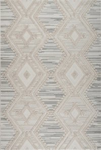 Kreasyon Halı Zenucci 1468 Gri 12 mm Polyester Antialerjenik Yıkanabilir İnce Kaymaz Dikdörtgen Makine Dokuma Salon Halısı 80x200 cm