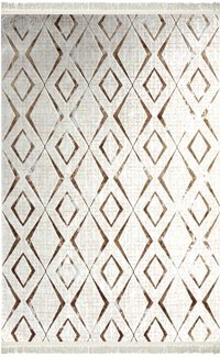 Toprak Halı Mars 10635 Çok Renkli 6 mm Polyester Toz Tutmaz Yıkanabilir İnce Dikdörtgen Makine Dokuma Antre-Oturma Odası-Salon-Yatak Odası Halısı 200x290 cm