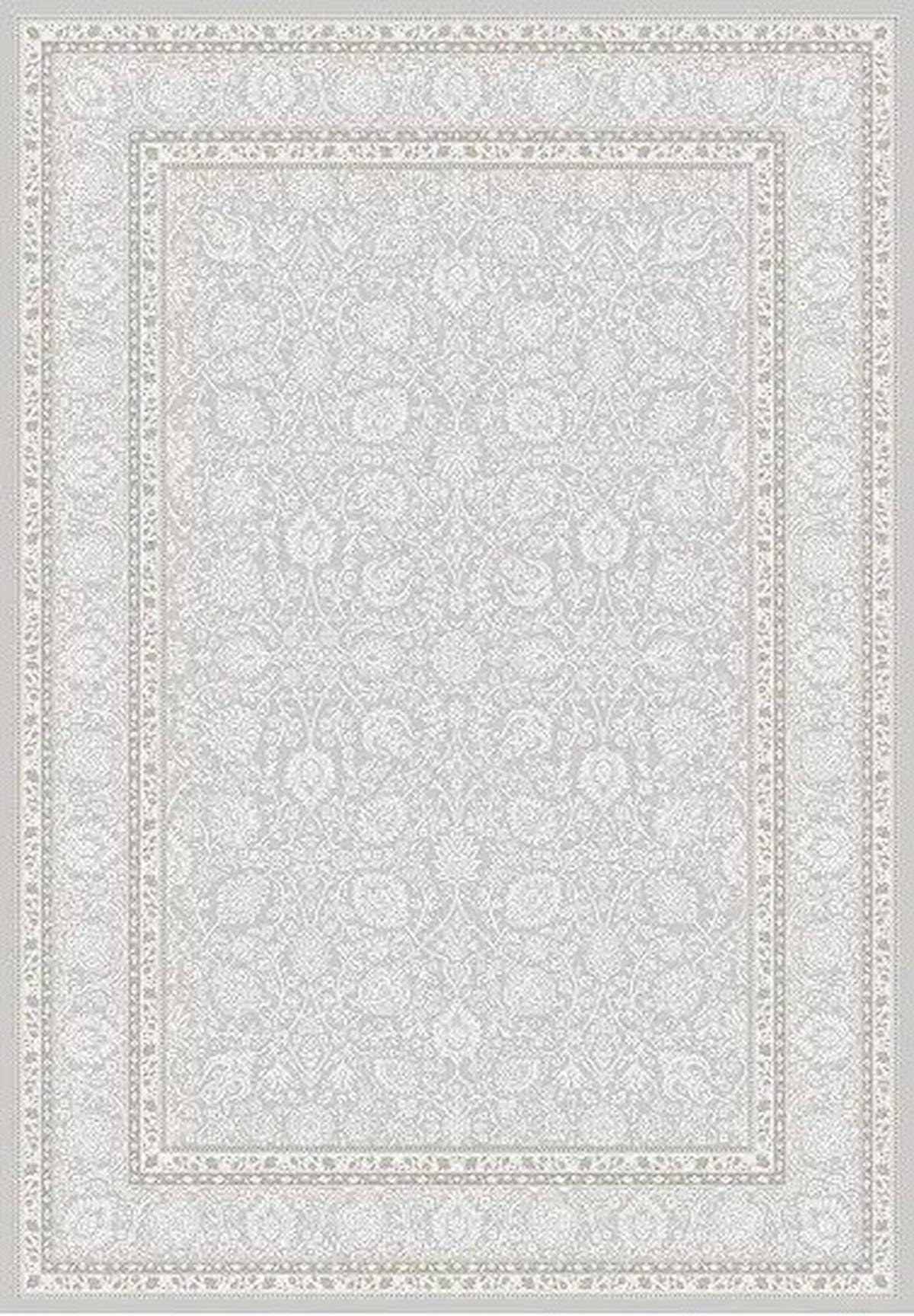 Kreasyon Halı A0228 Krem 9 mm Akrilik Yıkanabilir Kalın Pamuk Taban Dikdörtgen Makine Dokuma Salon Halısı 160x230 cm