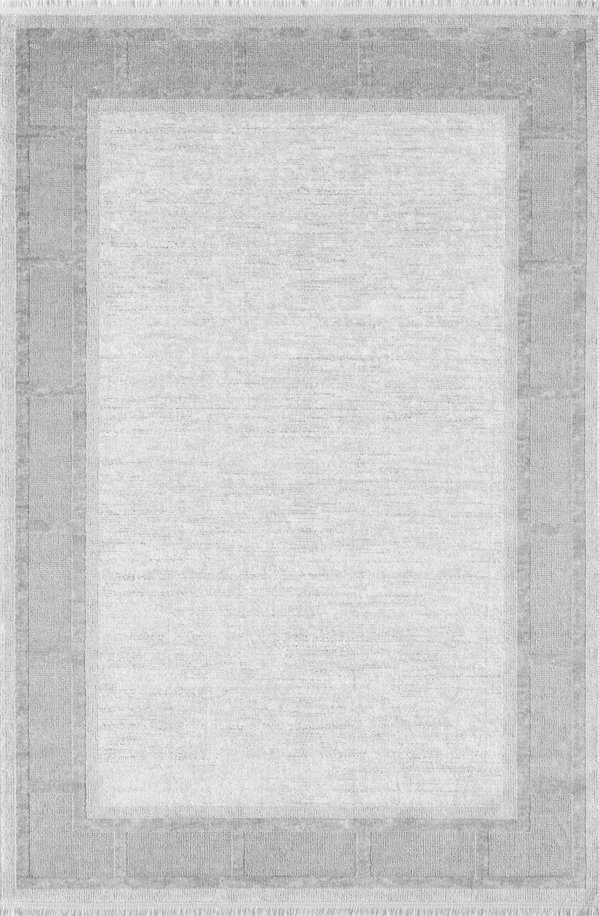 Artemis Halı 02251A Krem Akrilik Yıkanabilir İnce Kaymaz Jüt Taban Dikdörtgen Makine Dokuma Salon Halısı 120x180 cm