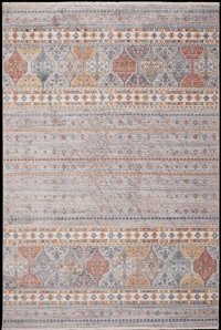 Kreasyon Halı Decor 1497 Bej 6 mm Polyester Yıkanabilir Kalın Kaymaz Pamuk Taban Dikdörtgen Makine Dokuma Salon Halısı 100x300 cm