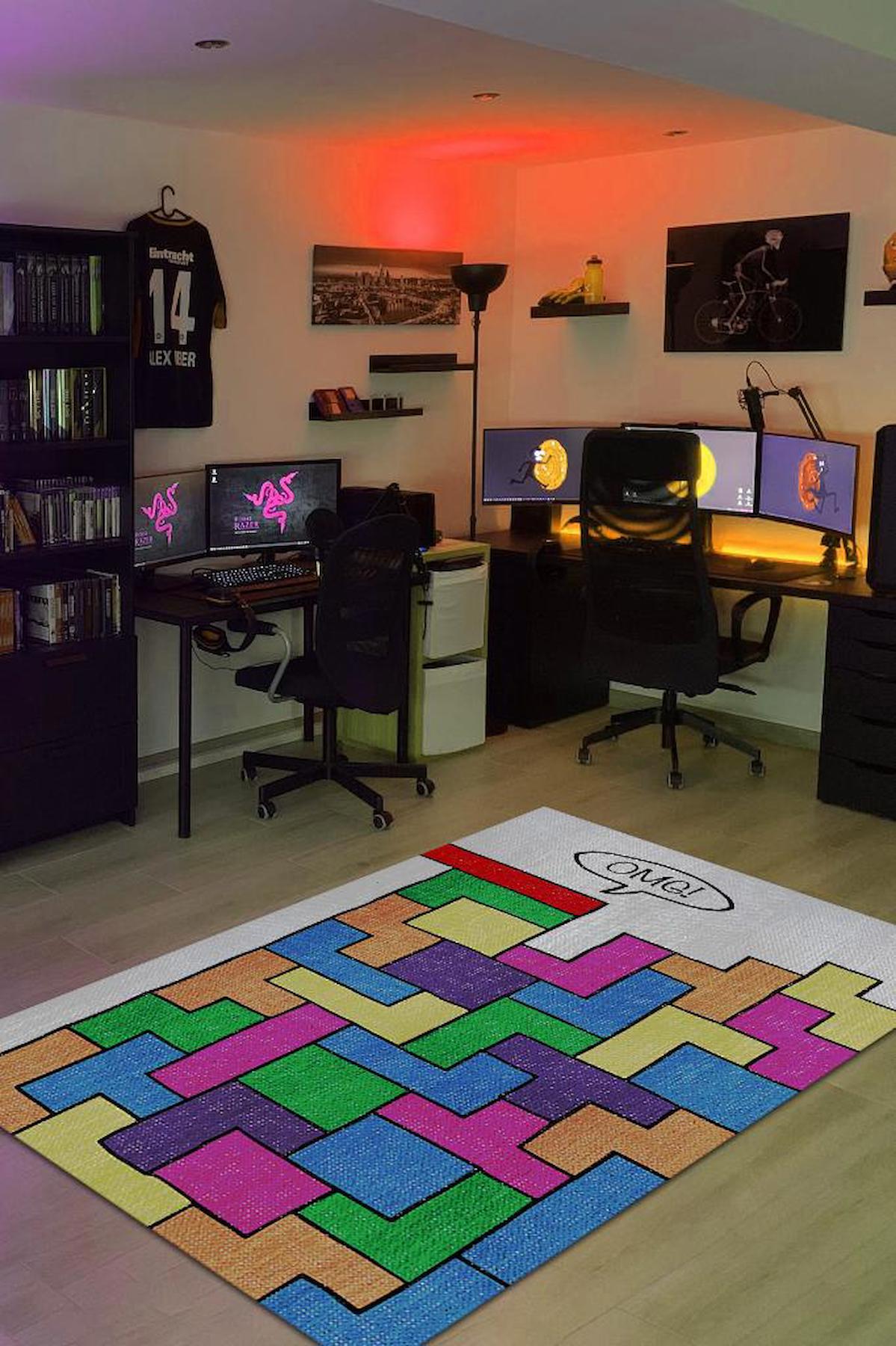 Homshtag Olamaz Krem 4 mm Pamuk Antistatik Yıkanabilir İnce Kaymaz Dikdörtgen Makine Dokuma Genç Odası Halısı 160x230 cm