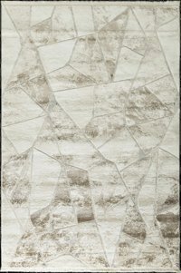 Tuğra Halı Mabeyn 12912 Bej 10 mm Polyester Silinebilir Yıkanabilir Orta Dikdörtgen Makine Dokuma Salon Halısı 180x300 cm