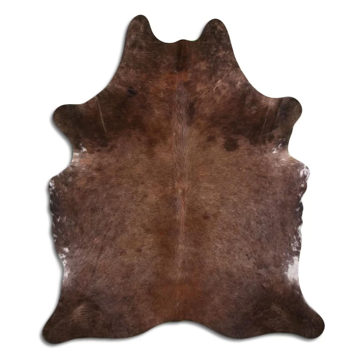 Fiesta Leather Art 101926 Çok Renkli 51 mm Deri Toz Tutmaz Yıkanabilir İnce Kaymaz Deri Taban Oval Makine Dokuma Salon Halısı 80x200 cm