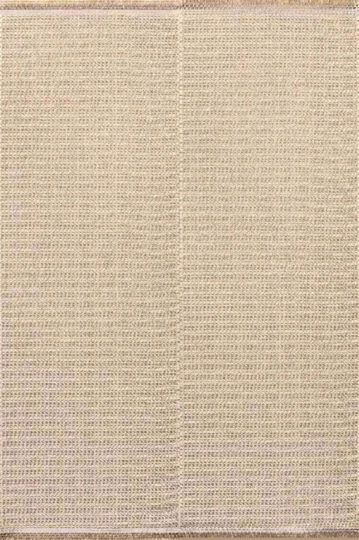 Enti Halı Vega 1452 Vizon 7 mm Polyester Yıkanabilir Orta Dikdörtgen Makine Dokuma Salon Halısı 160x230 cm