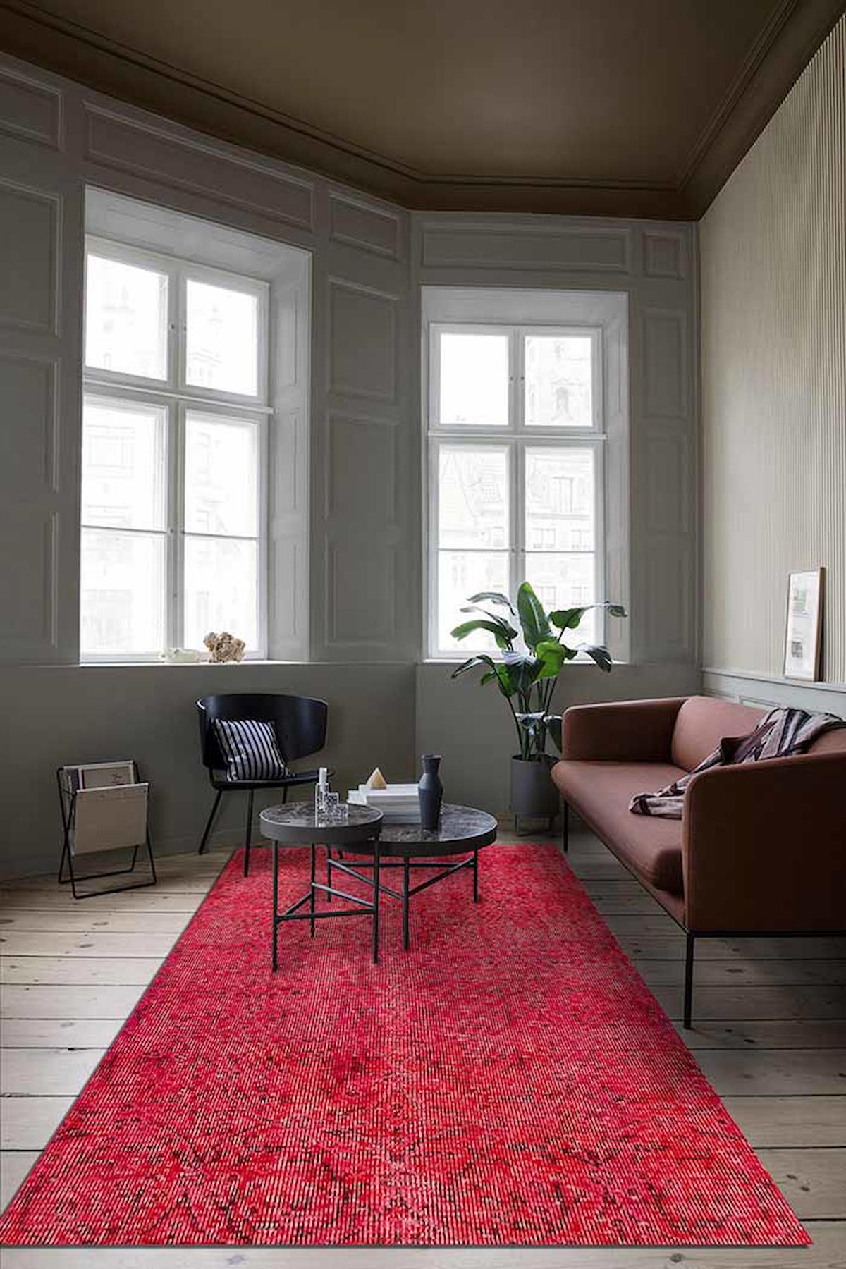 Aida Home Elarte Çok Renkli 0.5 mm Pamuk Antibakteriyel Yıkanabilir İnce Kaymaz Dikdörtgen Makine Dokuma Oturma Odası-Salon Halısı 80x150 cm