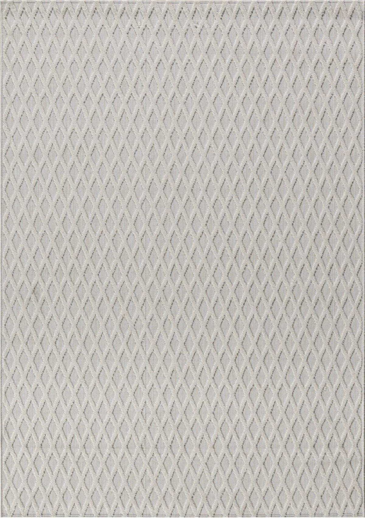 Dinarsu Grace 54101 Krem 5 mm Pamuk Silinebilir Yıkanabilir İnce Kaymaz Dikdörtgen Makine Dokuma Oturma Odası Halısı 80x150 cm