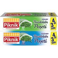 Piknik karma Orta Buz Dolabı Poşeti 120 Adet