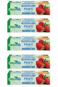 Ekomis Küçük Buz Dolabı Poşeti 5x50 Adet