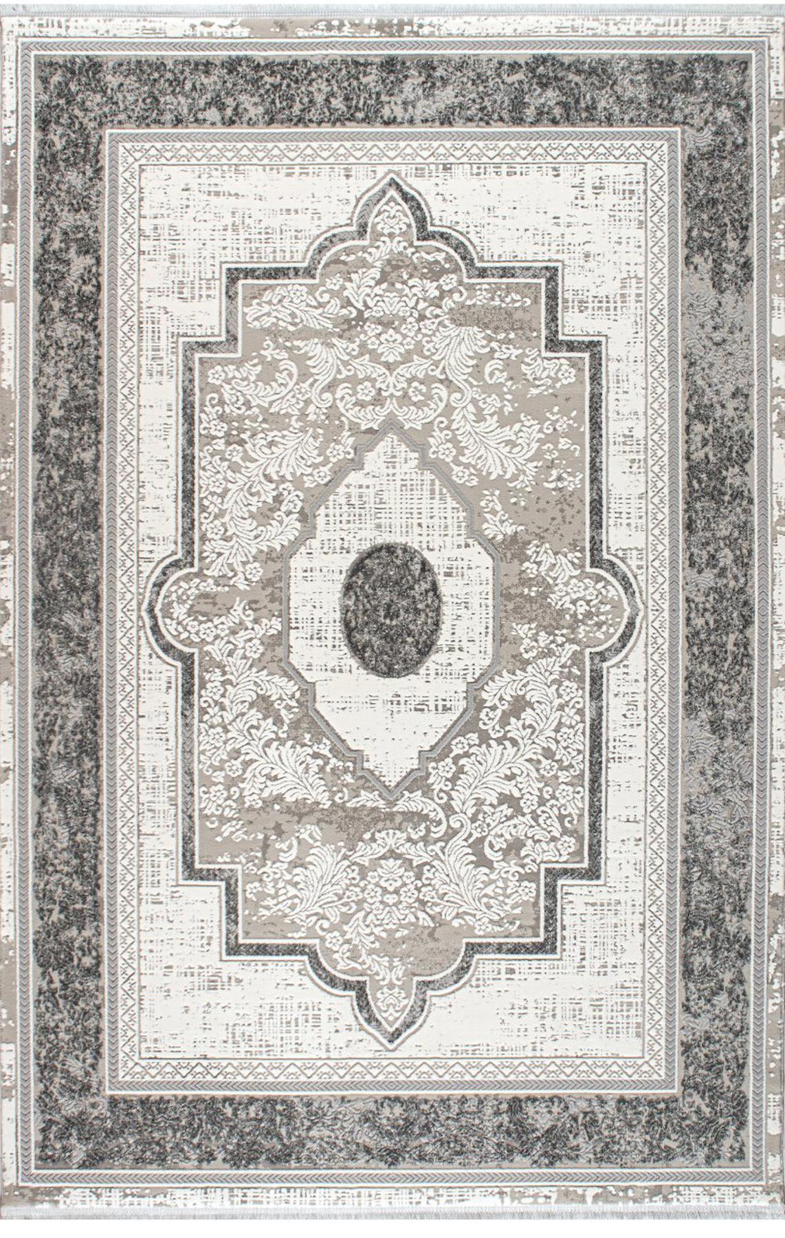 Artemis Halı Murano 02994E Çok Renkli Akrilik Yıkanabilir İnce Kaymaz Jüt Taban Dikdörtgen Makine Dokuma Salon Halısı 100x200 cm