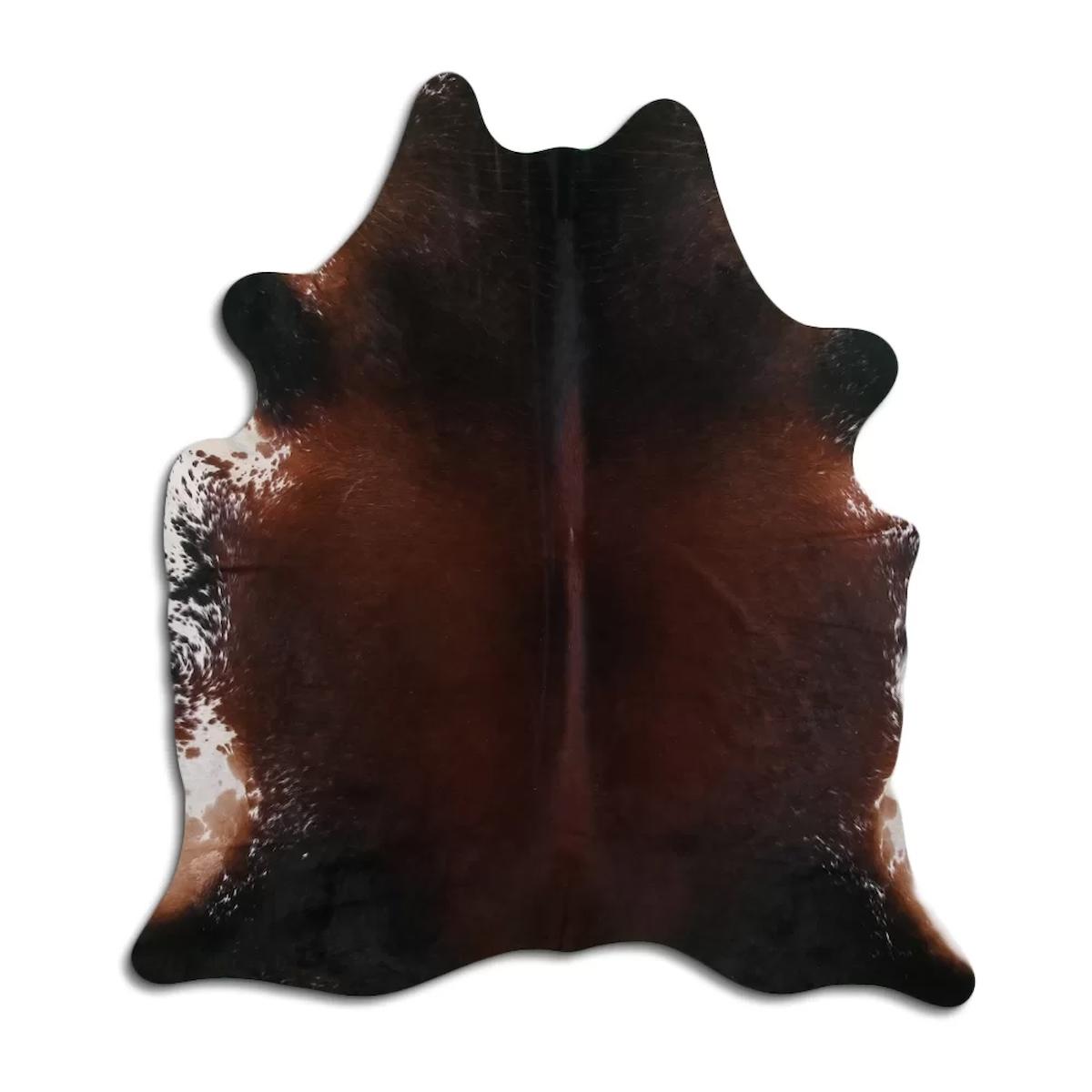 Fiesta Leather Art 103663 Krem 51 mm Deri Toz Tutmaz Yıkanabilir İnce Kaymaz Deri Taban Oval Makine Dokuma Salon Halısı 100x300 cm