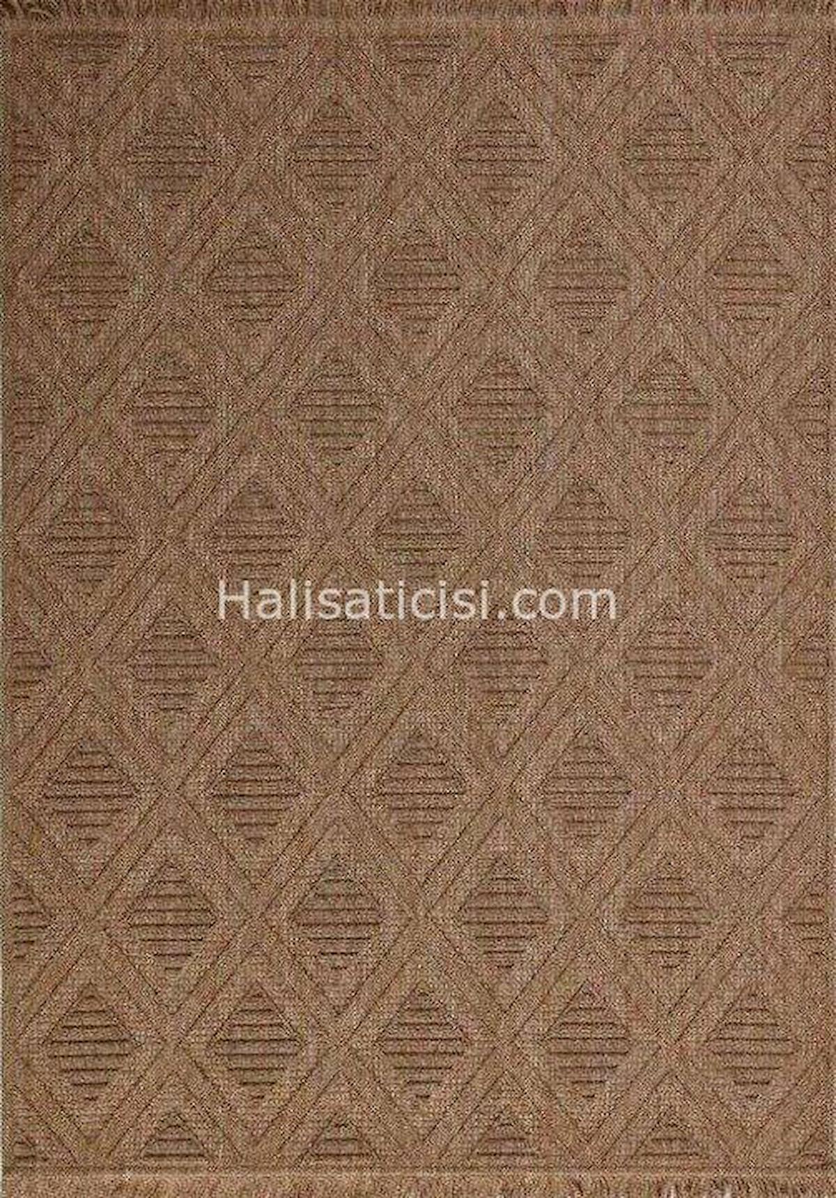 Gümüşsuyu Deco Garden 15772 Bej 4 mm Polipropilen Toz Tutmaz Yıkanabilir İnce Kaymaz Dikdörtgen Makine Dokuma Salon Halısı 250x250 cm