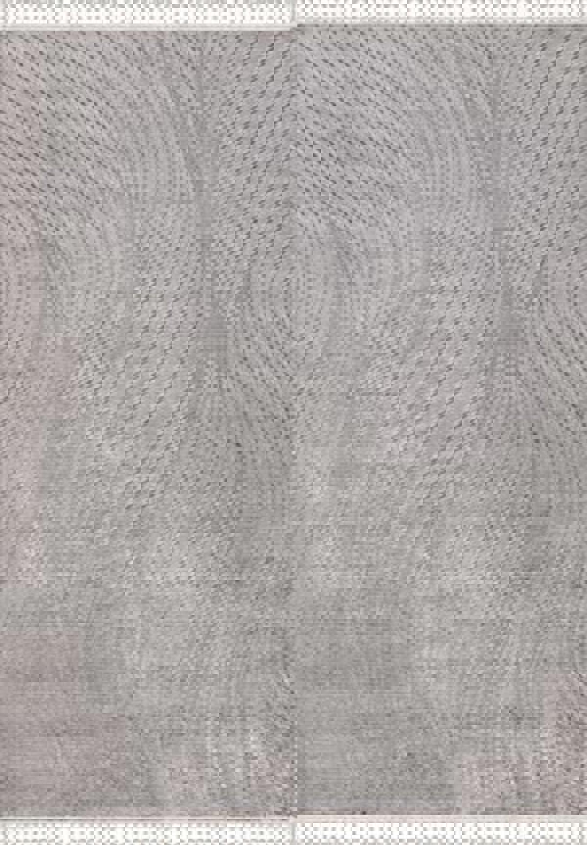 Crea Halı Satürn 2363A Gri 10 mm Polyester Yumuşak Yıkanabilir Orta Dikdörtgen Makine Dokuma Salon Halısı 160x235 cm
