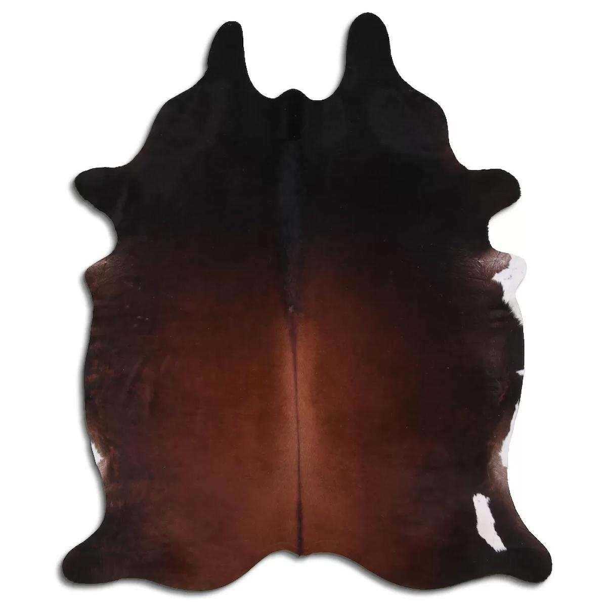 Fiesta Leather Art 34605 Krem 51 mm Deri Toz Tutmaz Yıkanabilir İnce Kaymaz Deri Taban Oval Makine Dokuma Salon Halısı 100x100 cm