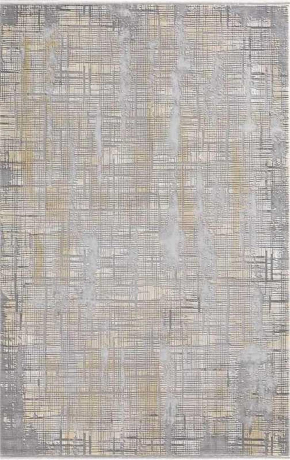 Merinos Therapy 19117 Gri 12 mm Akrilik Yumuşak Yıkanabilir Kalın Kaymaz Dikdörtgen Makine Dokuma Salon Halısı 60x100 cm