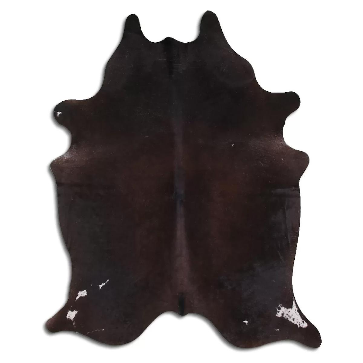 Fiesta Leather Art 62275 Krem 51 mm Deri Toz Tutmaz Yıkanabilir İnce Kaymaz Deri Taban Oval Makine Dokuma Salon Halısı 120x200 cm