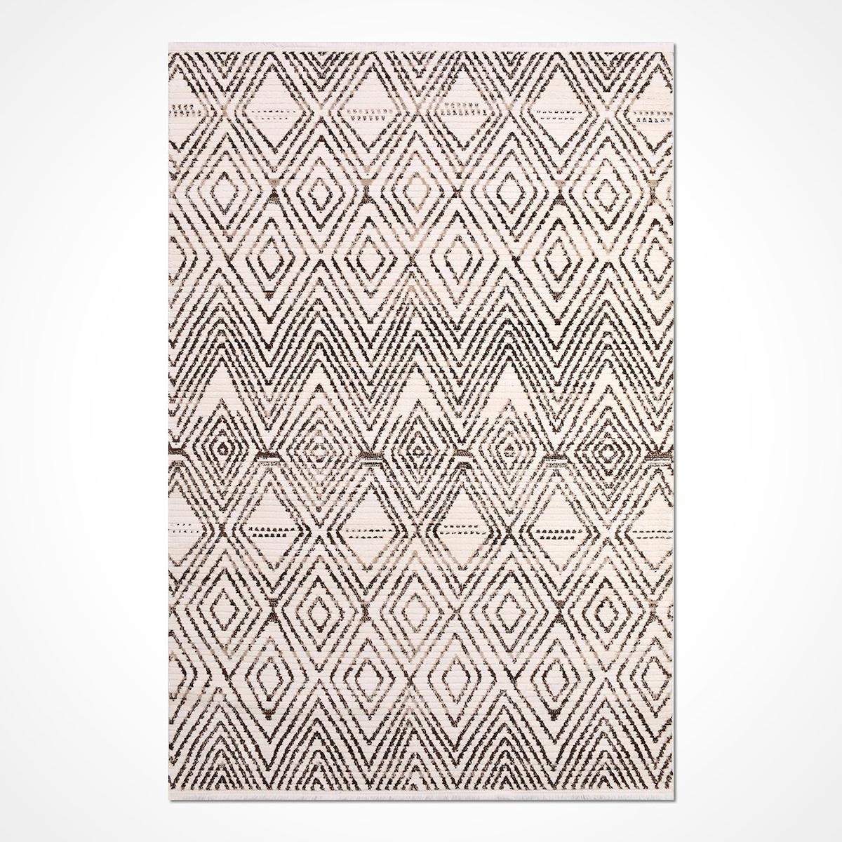 Dekozer Çok Renkli 8 mm Pamuk Yıkanabilir Orta Kaymaz Pamuk Taban Dikdörtgen Makine Dokuma Salon Halısı 80x300 cm