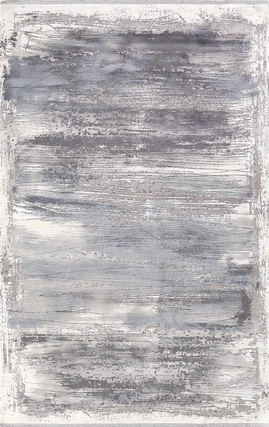 Merinos Celebrity 31877 Mavi 7 mm Akrilik Yıkanabilir İnce Kaymaz Dikdörtgen Makine Dokuma Salon Halısı 100x300 cm