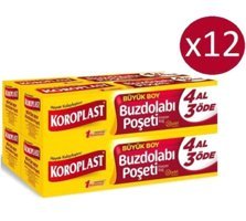 Koroplast Orta Buz Dolabı Poşeti 8x12 Adet
