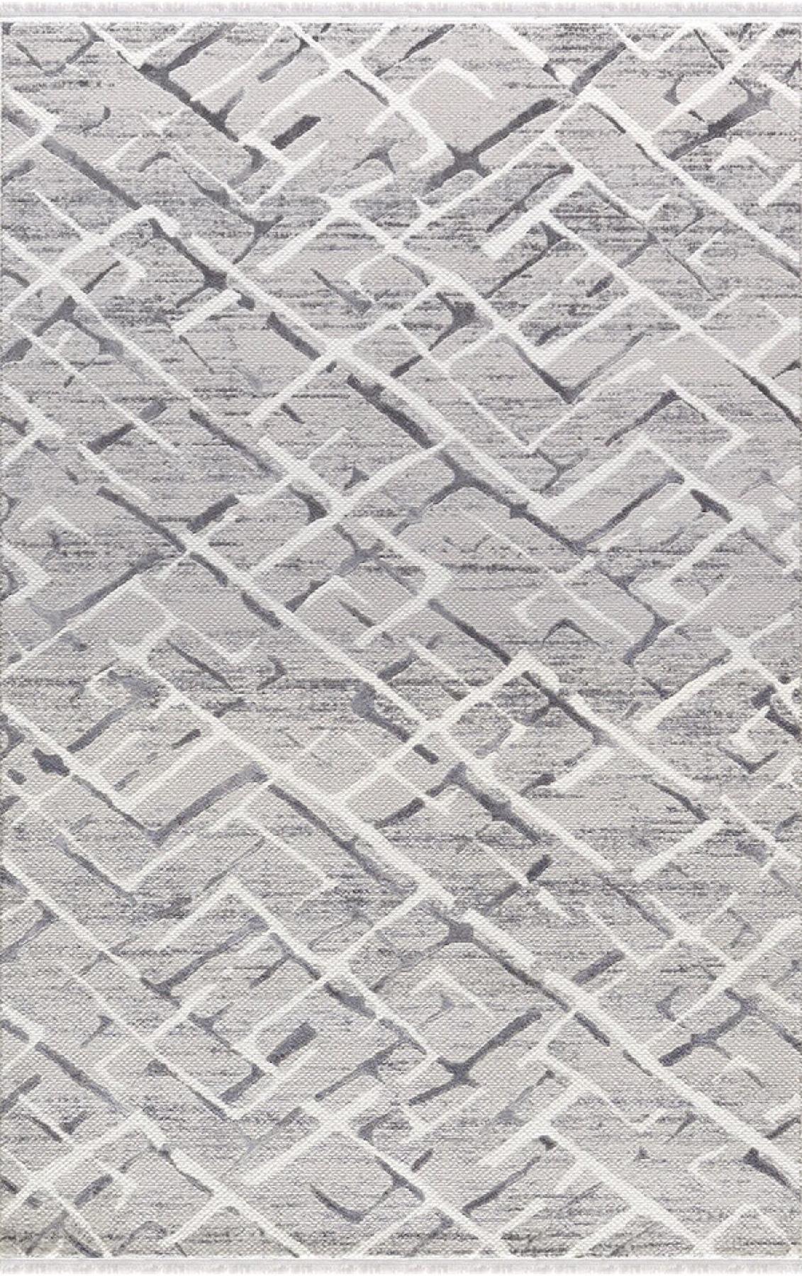Padişah Sümela 39141 Krem 9 mm Akrilik Yıkanabilir İnce Dikdörtgen Makine Dokuma Salon Halısı 180x250 cm
