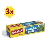 Koroplast Küçük Buz Dolabı Poşeti 3x40 Adet