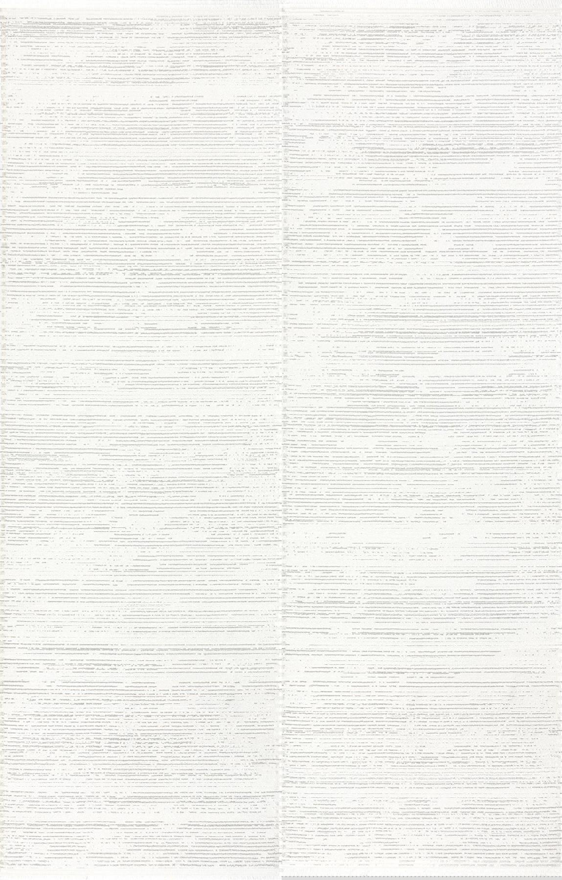 Enti Halı Eliza 4309 Beyaz 11 mm Akrilik Silinebilir Yıkanabilir Orta Dikdörtgen Makine Dokuma Salon Halısı 80x300 cm