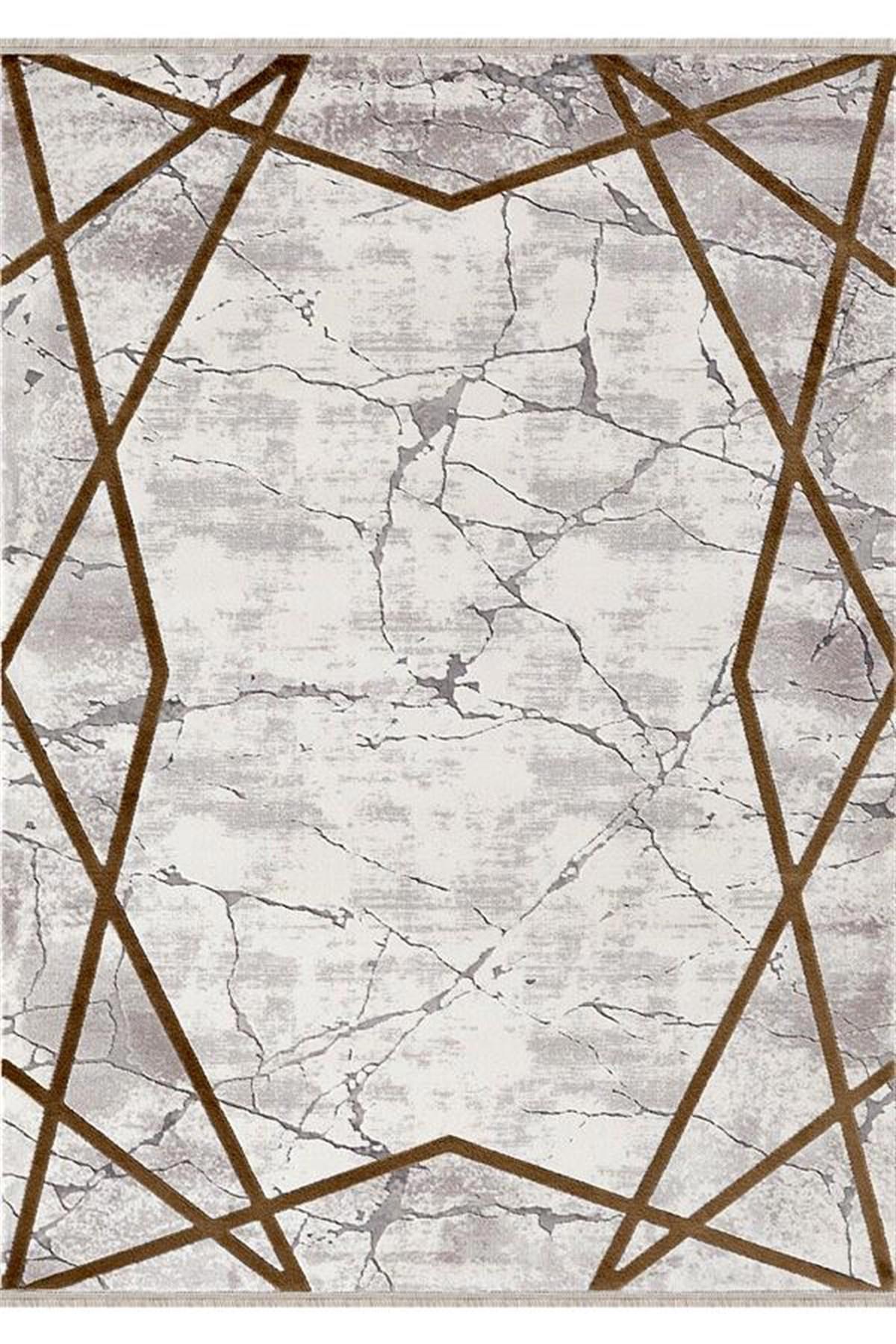 Merinos Therapy 33261 Gri 12 mm Akrilik Yumuşak Yıkanabilir Kalın Kaymaz Dikdörtgen Makine Dokuma Salon Halısı 120x180 cm